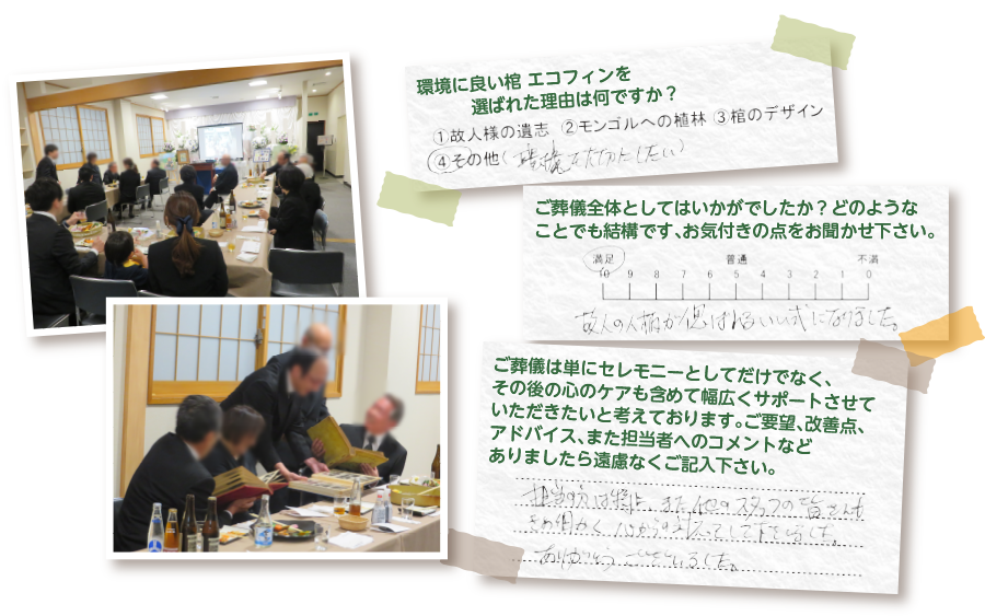 口コミ、評判、アンケート結果