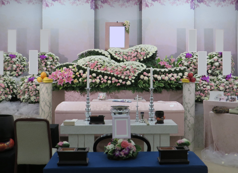 ご利用葬儀プラン/花かごの事例