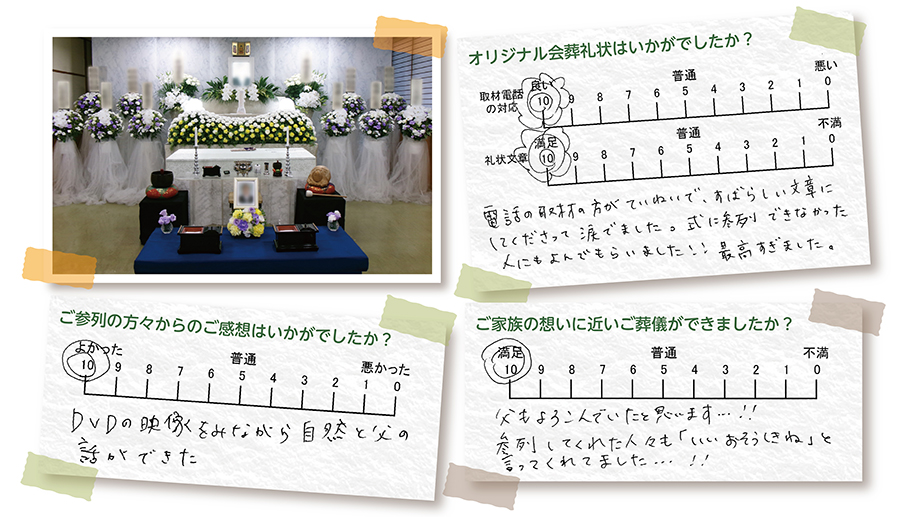 市川市斎場 家族葬 お客様の声